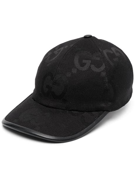 Jumbo GG canvas baseball cap in black 